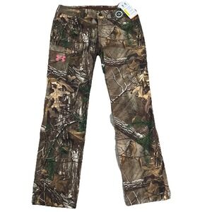 UNDER ARMOUR NWT Womens Semi Fitted Pants Camo‎ Camo Real Tree Size 8 32x32